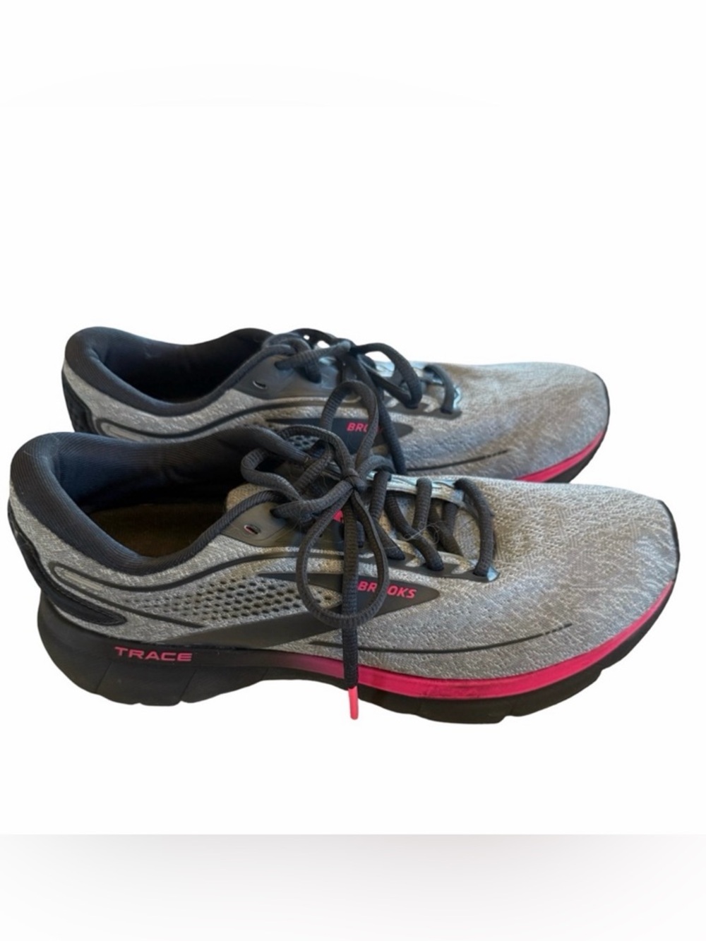 Brooks Gray and Pink Athletic Shoes